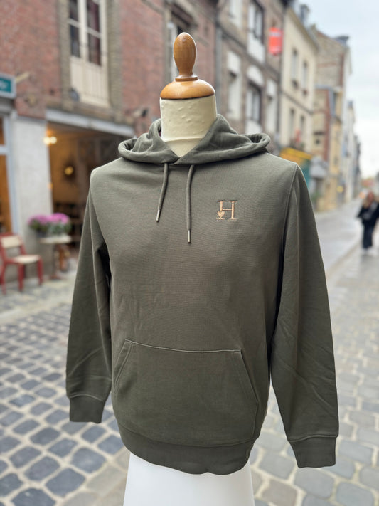 Sweat à Capuche Kaki