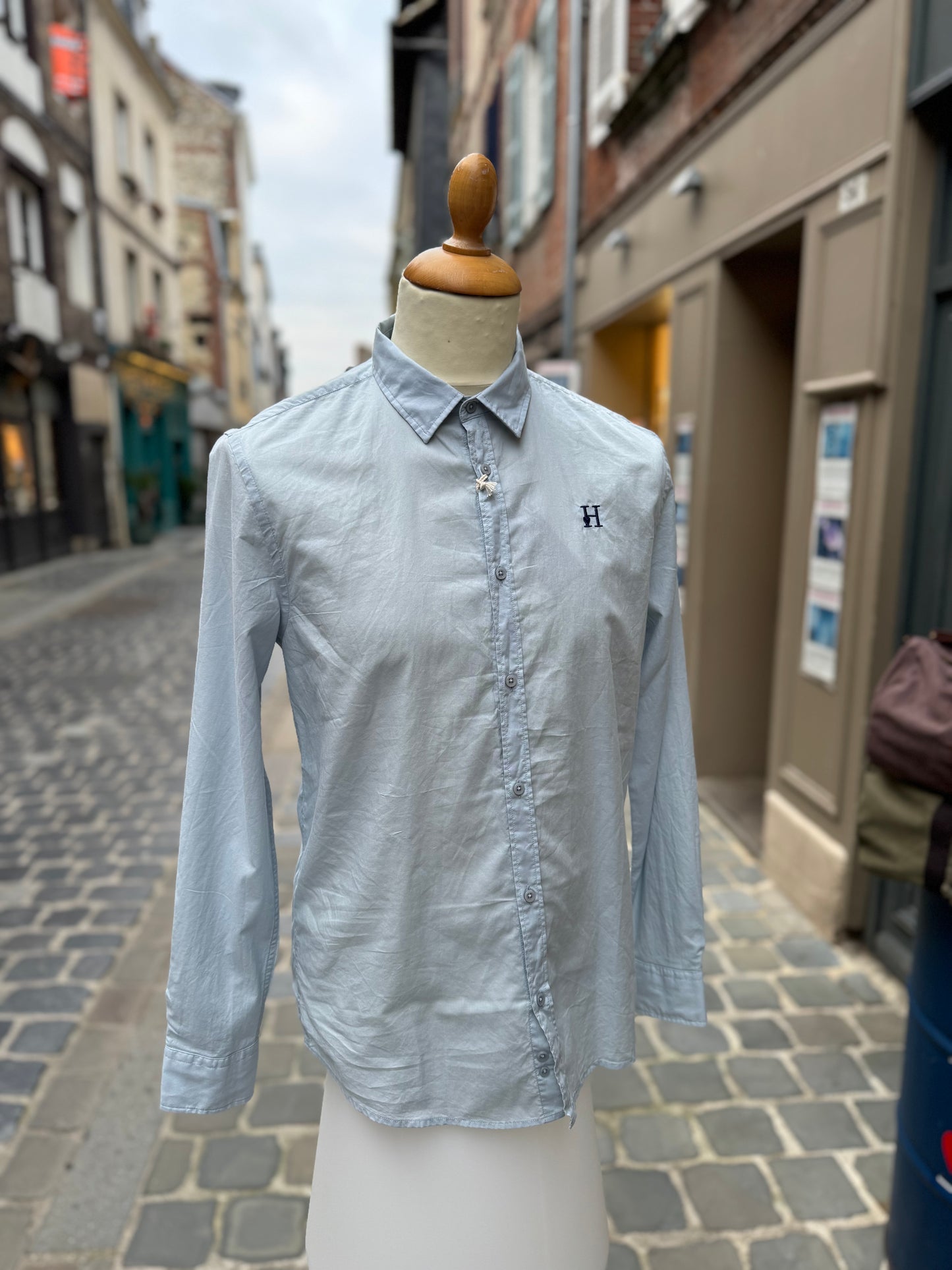 Chemise Bleu Ciel Homme