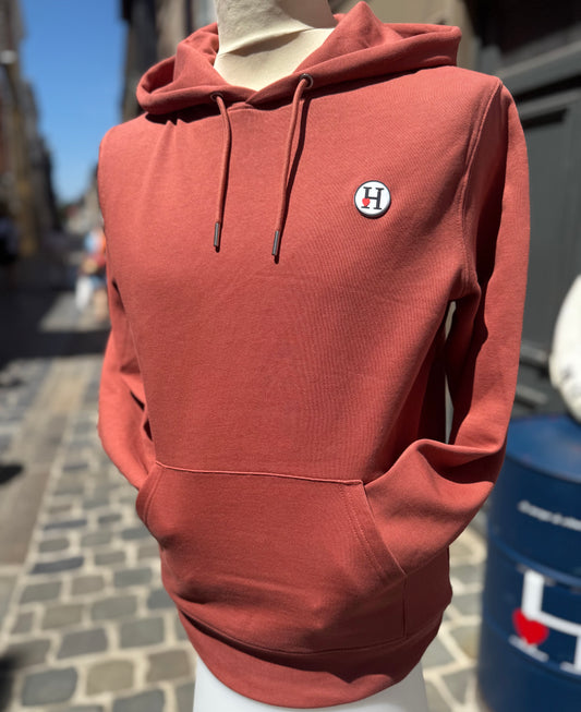 Sweat à Capuche Terra Cotta.