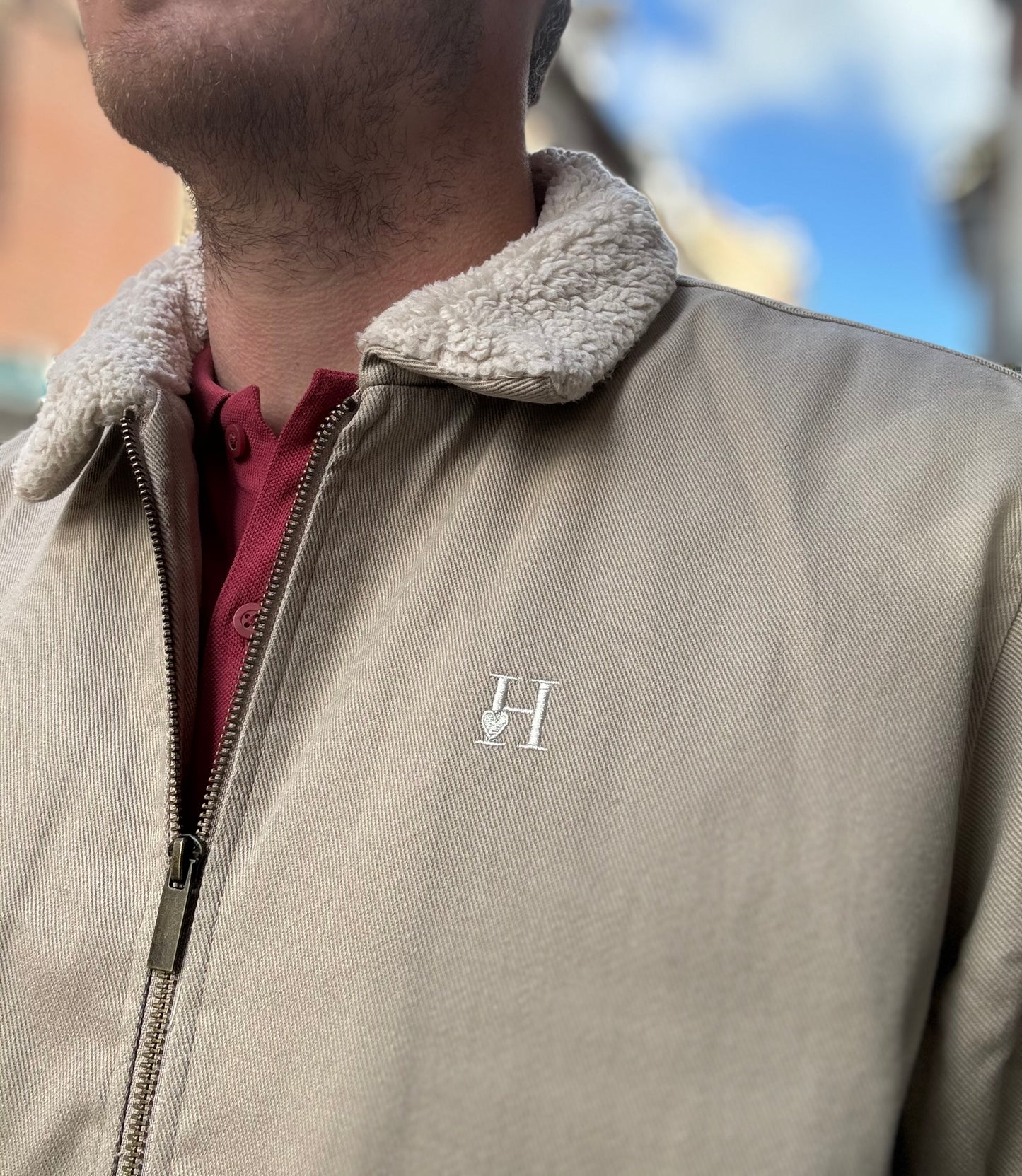 Veste Unisexe en Doublure Sherpa