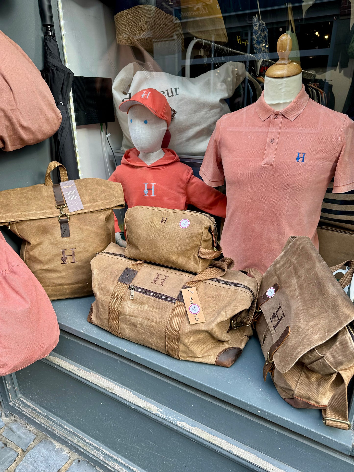 Sac de Voyage beige Toile Ciré