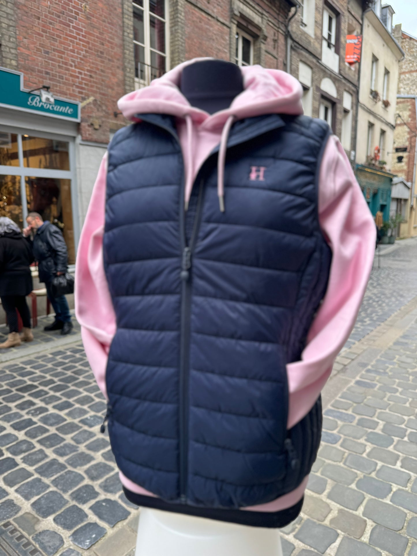 Doudoune S-M Bleu marine Femme