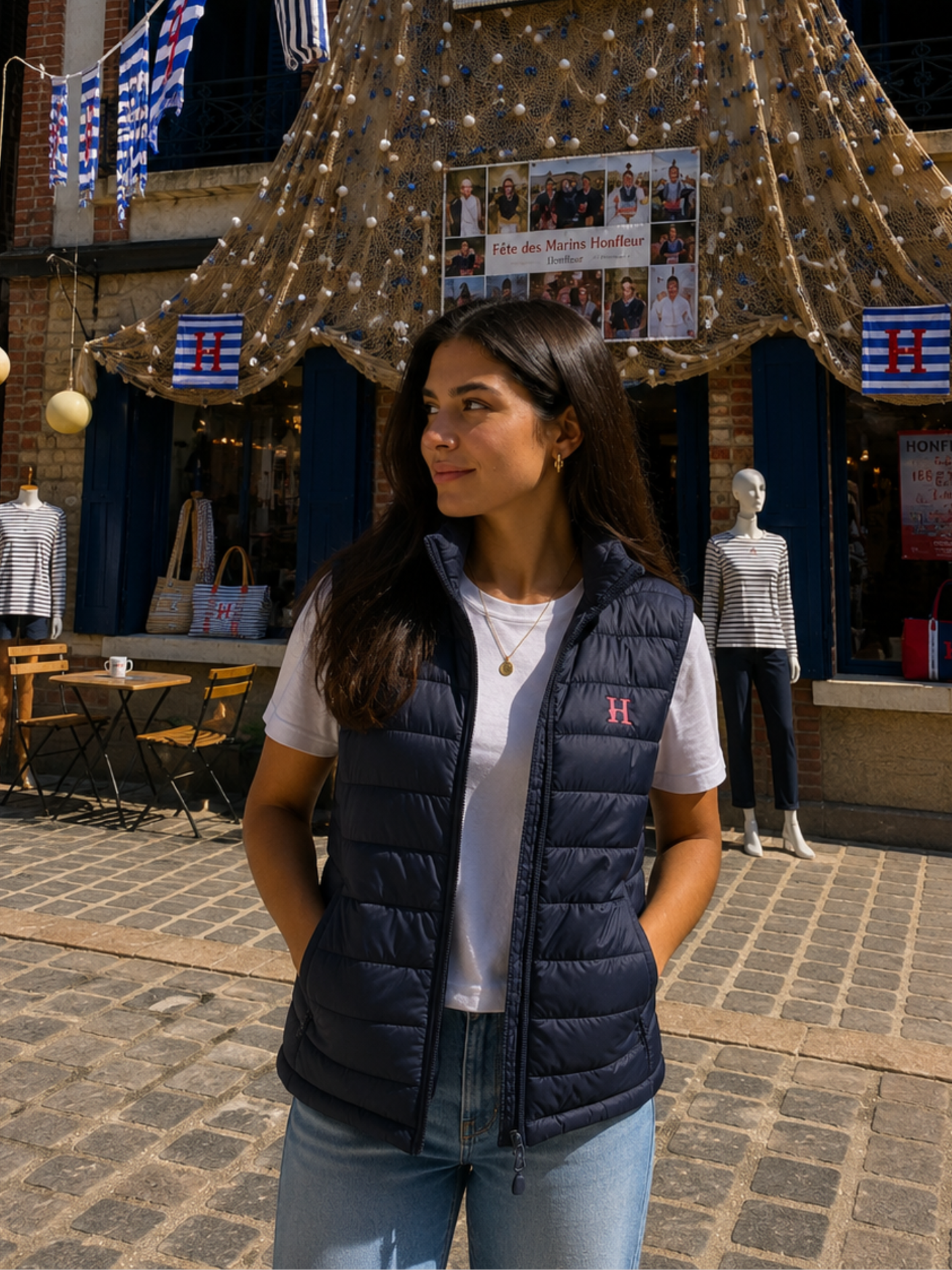 Doudoune S-M Bleu Marine Femme