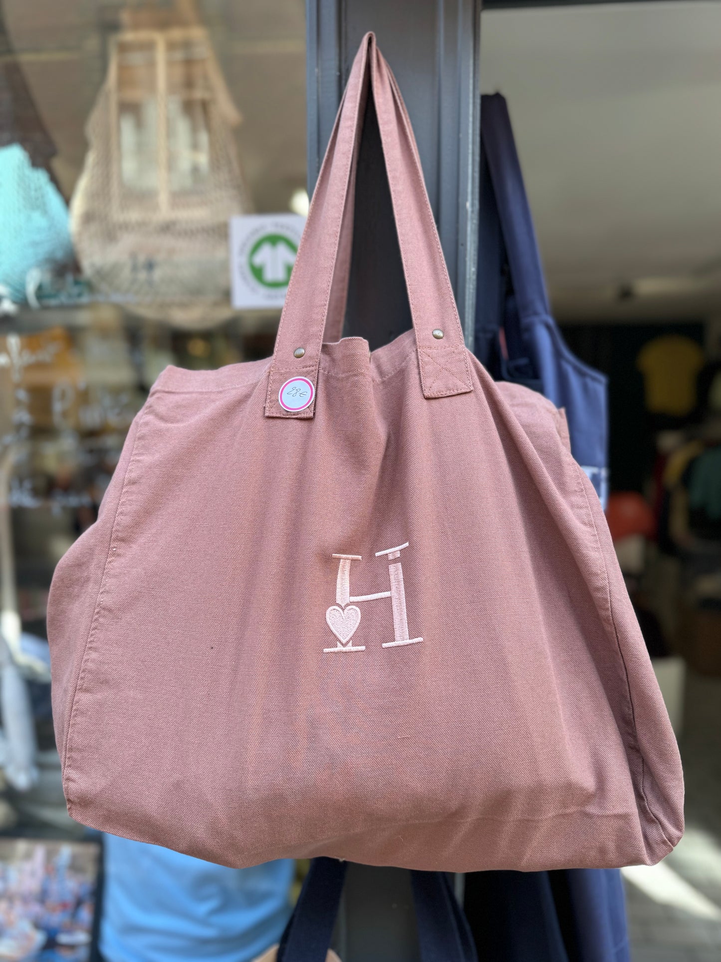 Cabas marron Écorce H plus clair