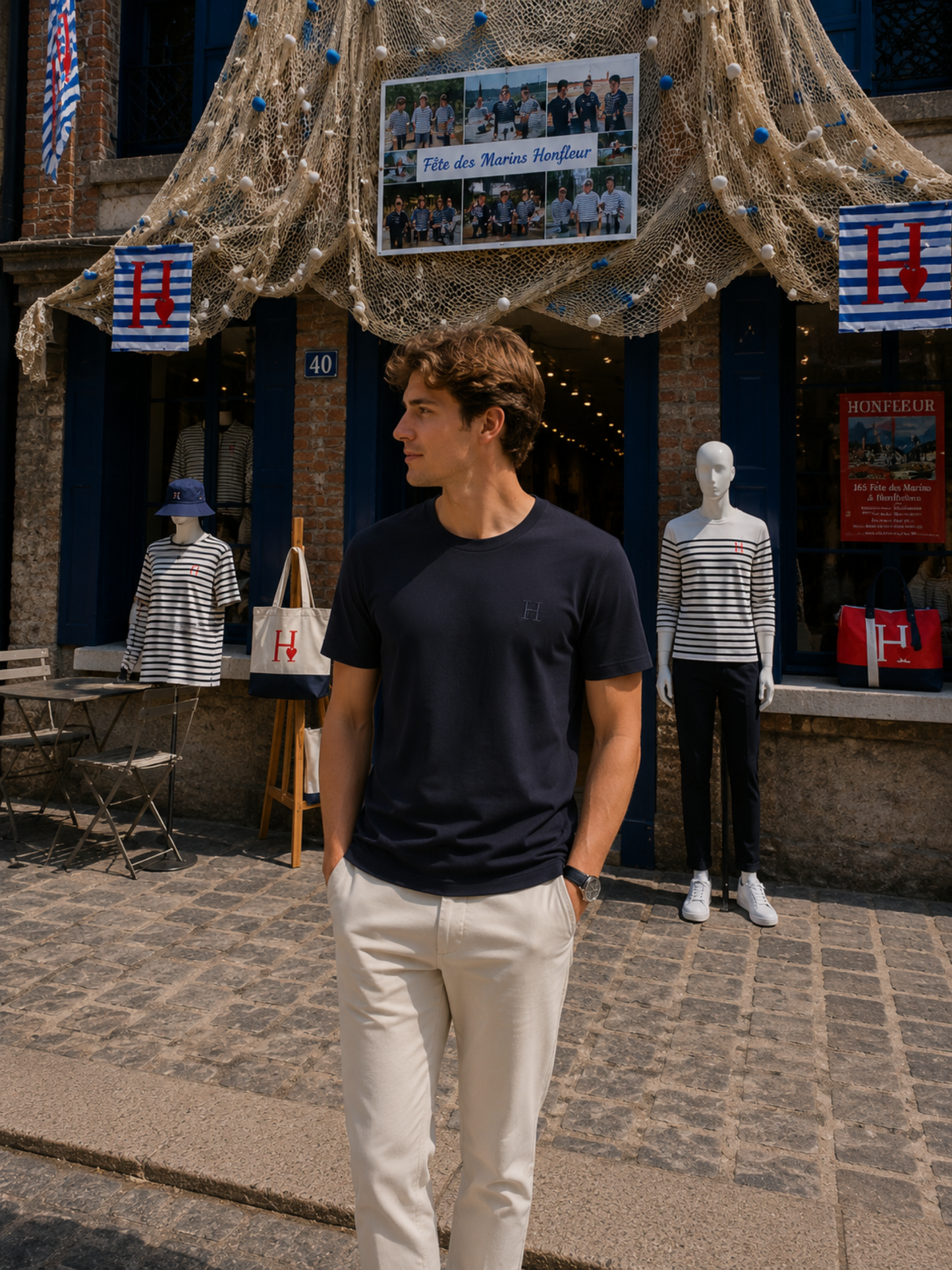 T-Shirt Bleu Nuit