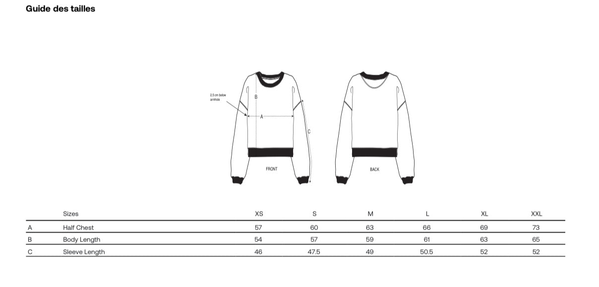 Sweat Col Rond Femme.