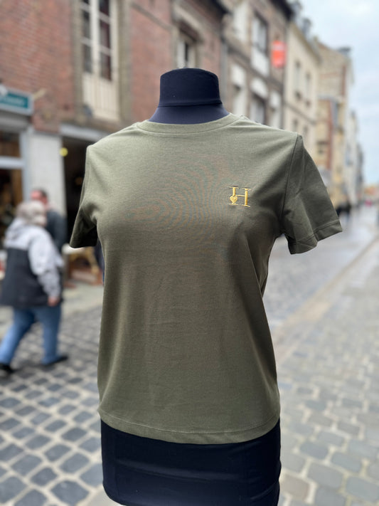 T-shirt Femme Kaki