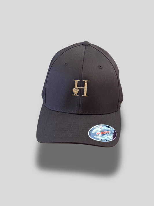 Casquette Marron et Or