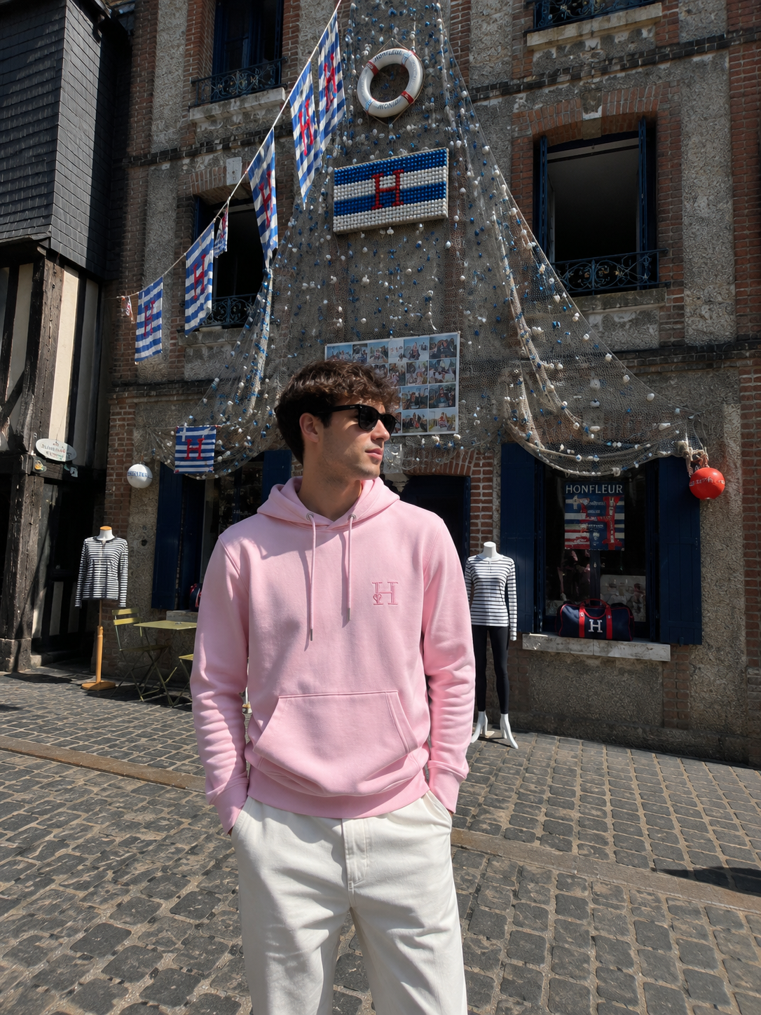 Sweat à Capuche Rose