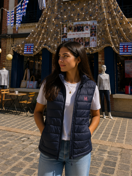 Doudoune S-M Bleu marine Femme