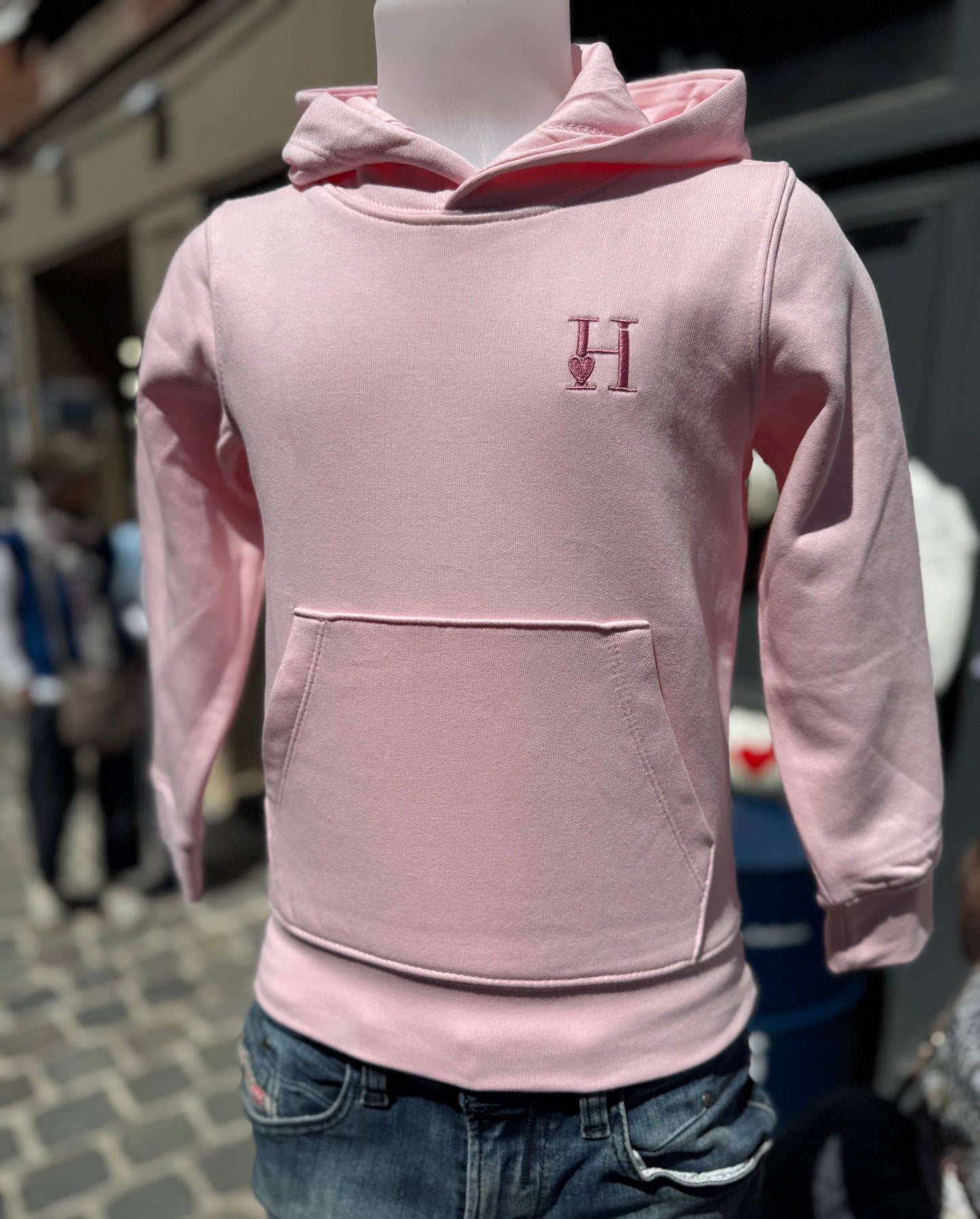 Sweat Capuche Rose Enfant