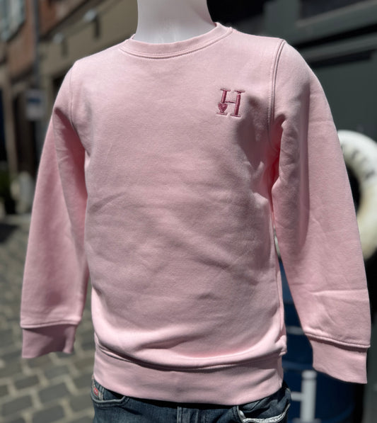 Sweat Col Rond Rose.