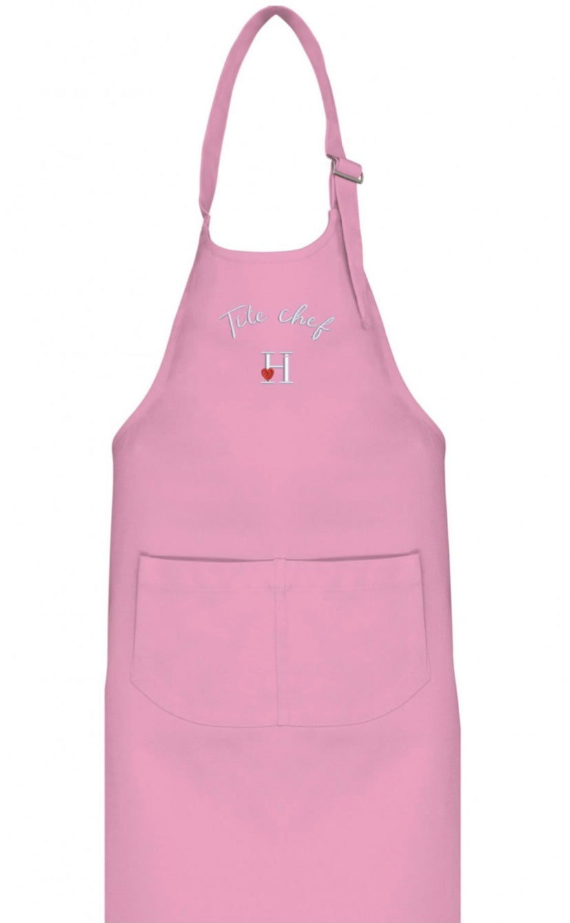 Tablier Tite chef Rose.