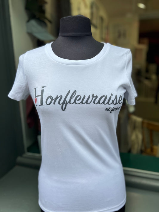T-shirt Blanc Honfleuraise.